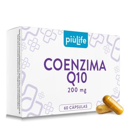 Aumenta tu energía diaria con Coenzima Q10 PiùLife. Esta coenzima de 200mg, obtenida por fermentación natural, te da el impulso que necesitas para el día. Cápsulas vegetales, sin gluten y sin lactosa, fáciles de tomar. Disfruta de 2 meses de bienestar constante.