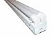 8 FT LED Industrial Retail Flush Mount 4 Light T8 Fixture w/ 4X 24W LED Tubes 96W Total 6500k Equivalent to 256W Fluorescent Fixture 30% Brighter Than 18W LED Bulbs