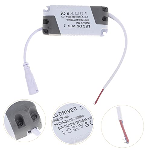 Housoutil Motorista De Led Conversor 120vac Para 12vcc Driver De Luz De Tira Led Conversor 12v Para