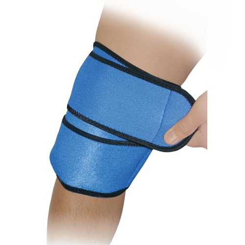 Pro-Tec Athletics Hot/Cold Wrap for Knee and Ankle Blue, The Hot/ Cold Therapy Wrap (Medium)