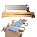 Design ampio ed efficiente: questa treccia da tavolo presenta una larghezza massima di tessitura di 60 cm, supporta vari modelli e include una densità regolabile per un controllo preciso della tensione di maglia, migliorando la versatilità per diversi progetti.