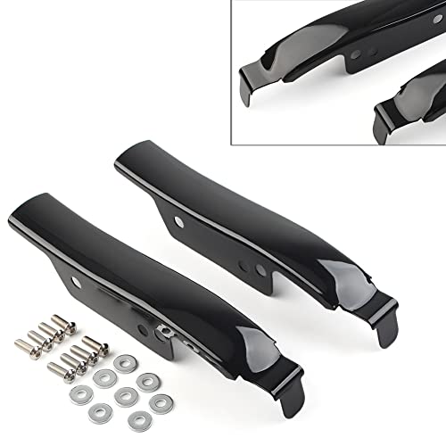 FSFY 1 Par Paneles de Relleno para Guardabarros Trasero-Alforja para Harley Touring Electra Glide FLHT 93-08, Negro miniatura 2