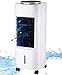 3in1 Air Cooler | 3 Stufen | 7 Liter Kapazität | Klimagerät | Mobile Klimaanlage | Klima Ventilator mit Fernbedienung | Luftreiniger | Aircooler | Luftkühler (Perlweiß)