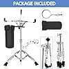 YOUEON Snare Drum Stand with Drum Sticks Holder Lightweight Double Braced Tripod Snare Stand Fit for 10 to 14 Inch Snare Drum/Drum Pad Adjustable Height 14.5 to 23 Inches for Drum Beginners #5