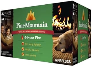 Pine Mountain 4152501401 Firelog, 4-Hour, 6-Pk. - Quantity 66