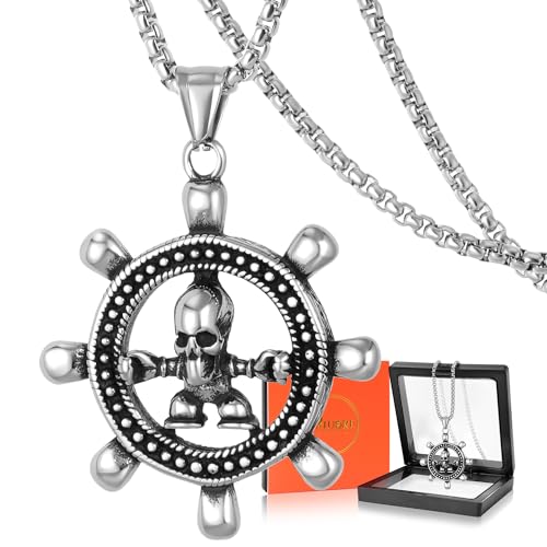 Pendentif yeux rouges en acier anti-noircissement pour peau sensible