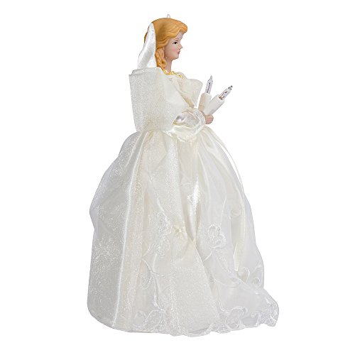 Kurt Adler 10-Inch Ul 10-Light Gold/Ivory Angel Treetop #TOP3
