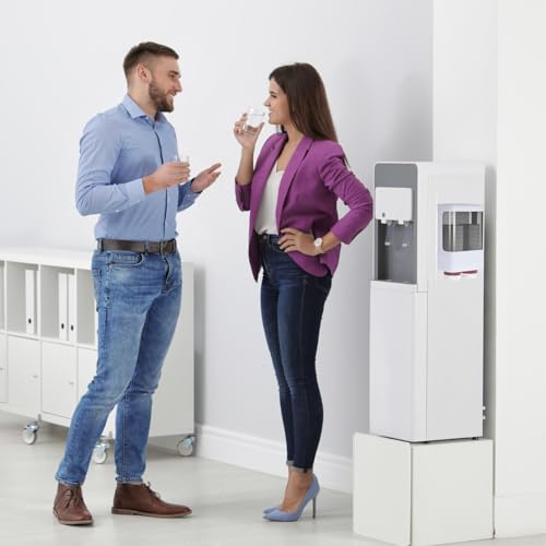 QUARKZMAN Wandmontagebecherhalter Einweg-Becherhalter für 3oz - 5oz Doppelschlitz-Papierbecherhalter mit Montagekleber für Zuhause Büro Badezimmer Pausenraum Fitnessstudio, Weiß