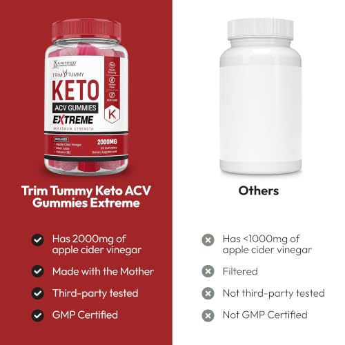 Justified Laboratories Trim Tummy Keto ACV Gummies Extreme