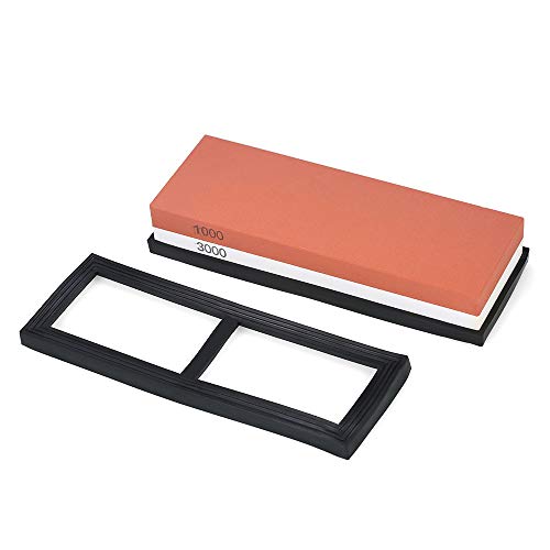 Decdeal 1000/3000 Grit Facas Laterais Facas de Afiar Pedra de Amolar Faca de Moer Moagem 180 * 60 *