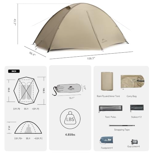 Naturehike Giling 1/2 Person Tent