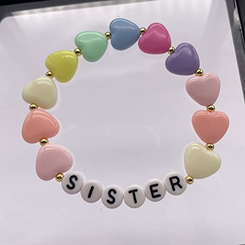 Image of Sister's Big Bracelet Gift, Little Girls' Sister Jewelry