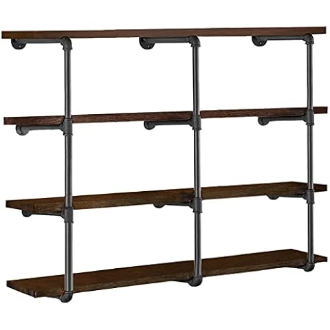 HITOMEN Industrial Iron Pipe Shelves Shelf Brackets Cover