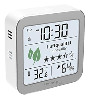 WL1020 Luftgütemonitor zur Überwachung der Luftqualität, Nachfolger des WL1005, Temperaturanzeige, Luftfeuchteanzeige, Alarm bei schlechter Luftqualität