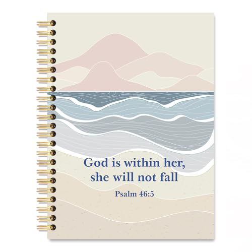 Verset biblique inspirant sur carnet pour fortifier la foi des femmes