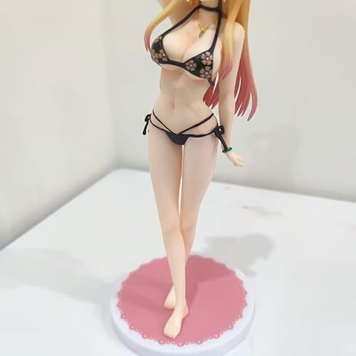 Jiumaocleu My Dress-Up Darling Figurka Statuetka Kitagawa Marin Model Strój Kąpielowy Styl Anime Figurka Model Ręcznie Kolekcjonerska Dekoracja Pulpitu dla fanów