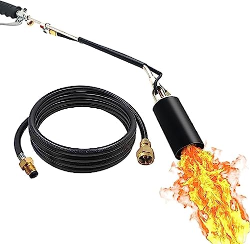 Juego de quemador de malas hierbas, dispositivo eficiente de llama de gas para una fácil eliminación de malezas, ligero y práctico