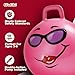 WALIKI Hopper Ball for Kids 3-6 | Hippity Hop | Jumping Hopping Ball | Relay Races | Pink 18”