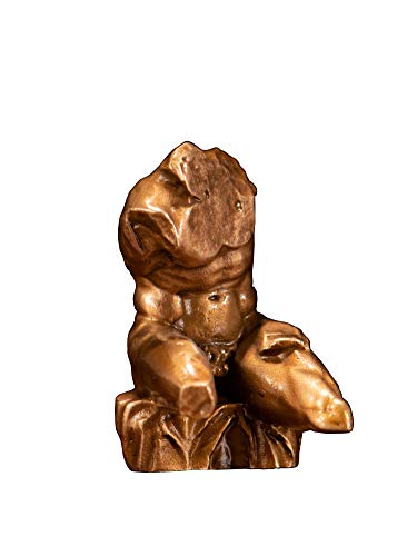 Cadeau culturel avec cette petite sculpture en bronze de torse masculin