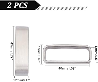 UNICRAFTALE Boucle De Ceinture En Acier Inoxydable Pour Homme Avec