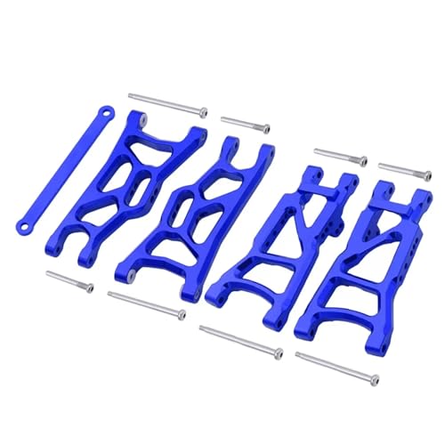 RC�A�b�p�[���A�X�C���O�A�[�� For Traxxas For Slash 2WD For VXL For Nitro For Rustler For Raptor 1/10 �����t�����g���A�T�X�y���V�����A�[���L�b�g Rc �J�[�C�����i(Blue)