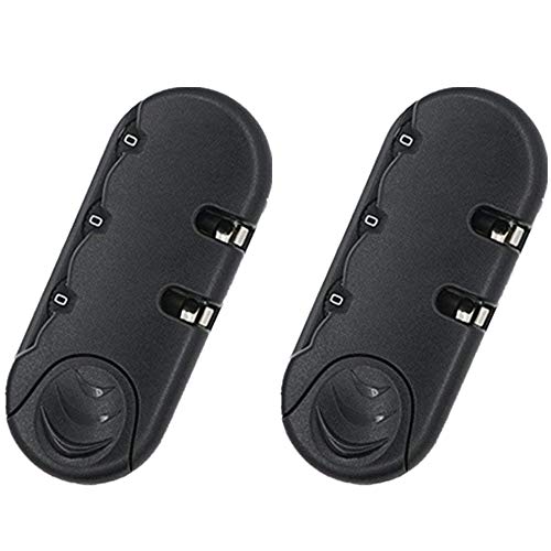 2pcs/Set Password Lock Replacement Luggage Lock for Suitcase Pull Rod Box Trunk Suitcase Password Box DIY S093#