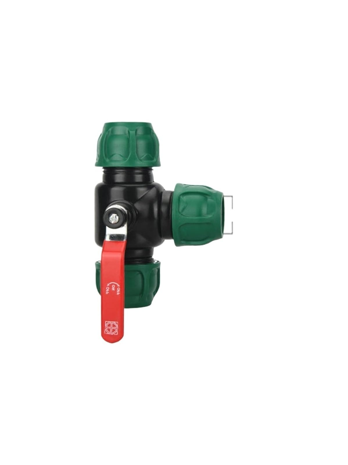 2 tubos de PVC PE de 20/25/32 mm, conector rápido reforzado, sistema de riego agrícola, válvula de accesorios de tubería de agua de pulverización de jardín (oro, 25 mm)