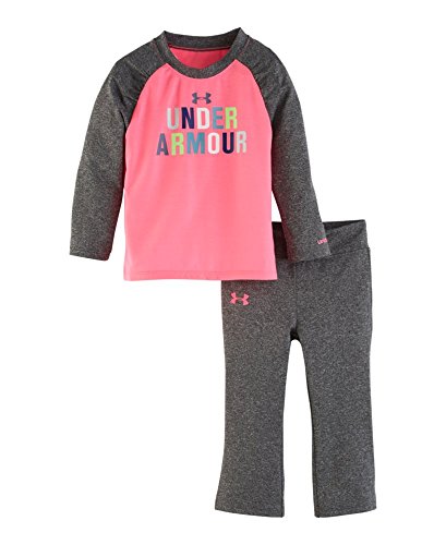 Under Armour Toddler Girls' Tee and Legging Set, Pink Punk, 4T