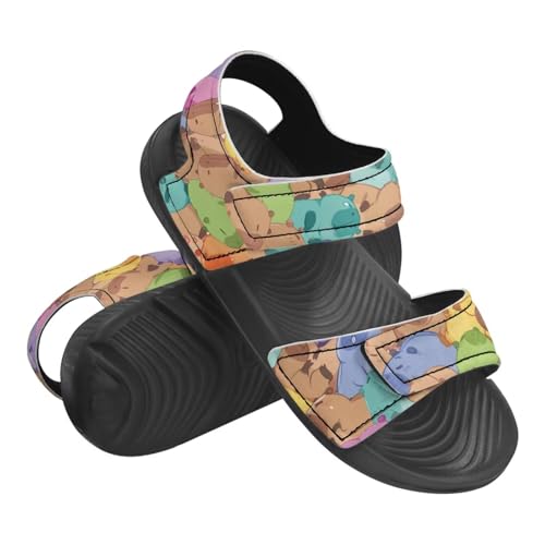 Boys Tractor Print Sandals Adjustable Sport Outdoor Athletic Sandals for Summer Lightweight Beach Water Shoes Toddler/Little Kid/Big Kid4