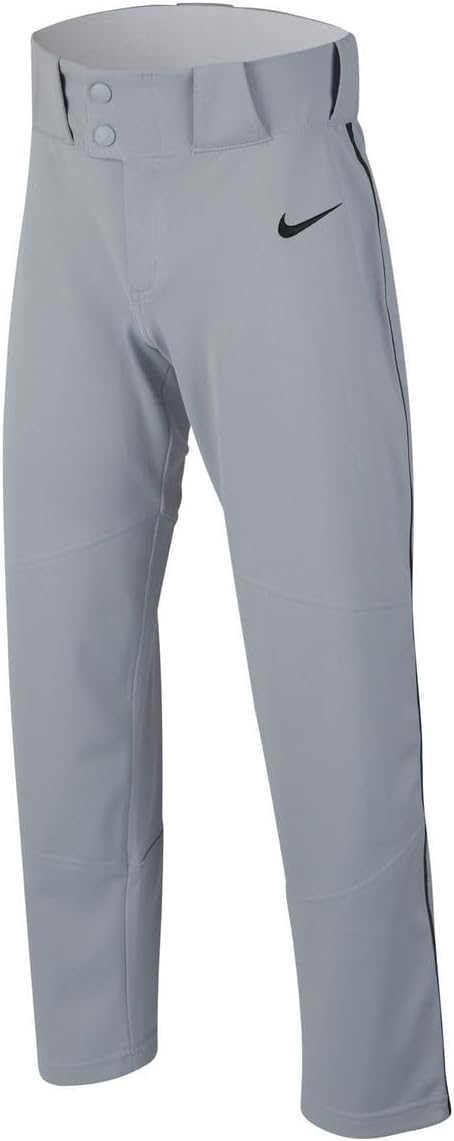 Nike Boy's Vapor Select Piped Baseball Pants M Gray | Black