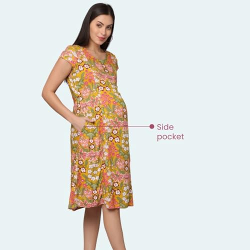 Image of Morph Maternity | Maternity Dresses for Women | Fits During Pregnancy & Post Pregnancy | Back Tie to Adjust