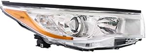 For Toyota Highlander/Highlander Hybrid 14-15 Headlight Assembly Passenger Side Chrome DOT Certified | TO2503221 | 81110-0E180