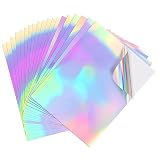 VILLCASE 20 Hojas De Papel Holográfico Papel De Vinilo Holográfico Pegatina De Vinilo Imprimible Calcomanías De Papel Papel Adhesivo Holográfico Película Artesanal DIY Mermelada Papel De