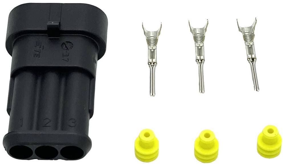 MTA Automotive 3050127 SuperSeal Connector 1.5 mm - 3-Pin - Male
