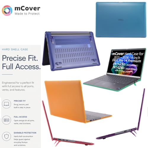 Funda Dell Pro 14 PA14250 carcasa mCover resistente de policarbonato azul 6