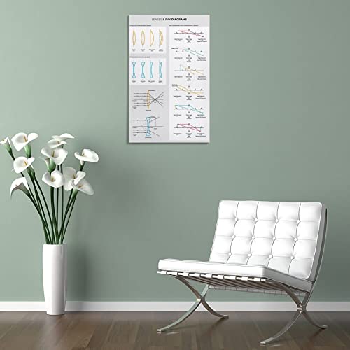 Bludug School Classroom Home Education Posters Lenticular And Radiographic Physics Posters Canvas Painting Wall Art Poster For Bedroom Living Room Decor20X30Inch(50X75Cm) #TOP4