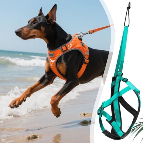 Schlittenhund Geschirr,Reflektierendes Laufgeschirr Für Hunde | Komfortables Verstellbares Gurtzeug Für Schlitten Training Outdoor Aktivitäten