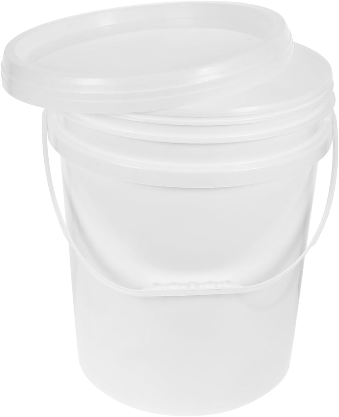 KICHOUSE 25L Paint Bucket with Lid Sturdy Plastic Paint Container for Oil and Latex Multi-Use Storage Pail with Handle for Painting and Home Improvement