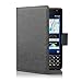 32nd Book Style Wallet PU Leather Flip Case Cover for BlackBerry Passport - Black