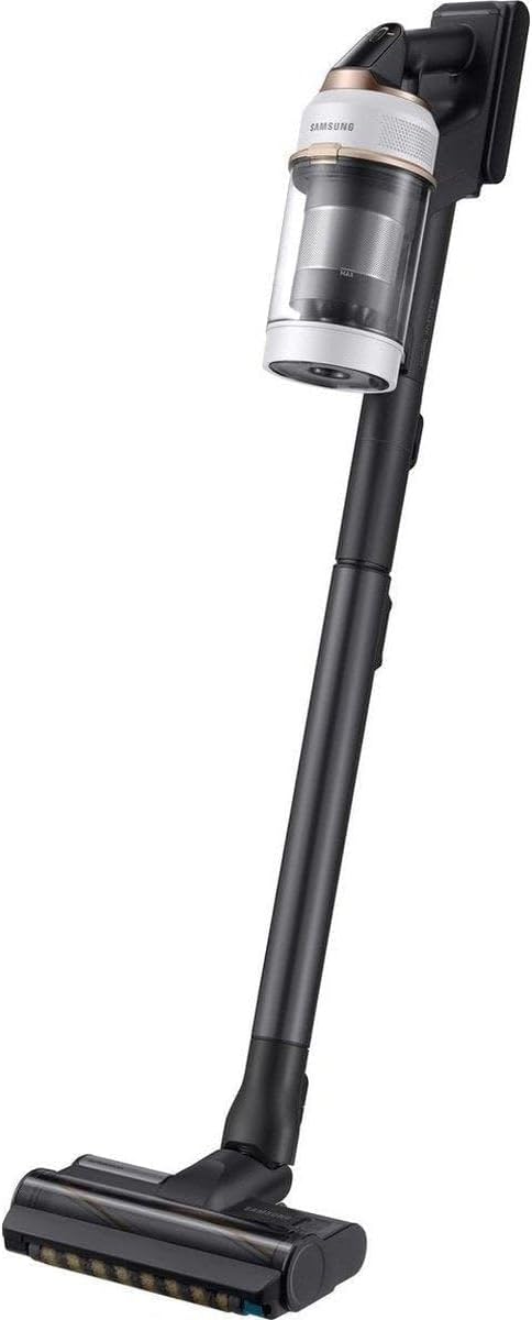 Samsung Bespoke Jet Plus Misty White VS20B95843W/WA, Stainless Steel, Advanced Cleaning Technologies, Vacuum Cleaner, Black