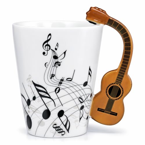 Acoustic Guitar Handle Coffee Mug