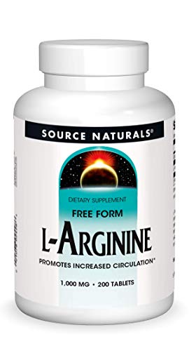 Source Naturals L-Arginine 1000 mg Free Form - 200 Tablets