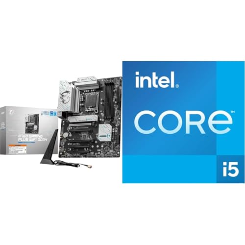 MSI B760 GAMING PLUS WIFI DDR4 Motherboard + Intel® Core™ i5-14600K Desktop Processor 14 cores