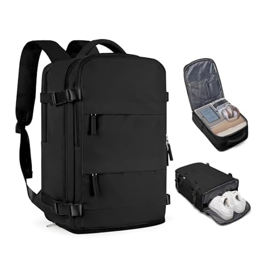 Mochila Executiva de Viagem Grande 40L Impermeável com Porta USB, Mochila Compartimento para Notebook, Mochila Feminina/Masculina Reforçada para Trabalho e viagem – VANOVA (PRETO)