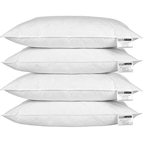HOMESCAPES Almohada De Plumas De Pato x 4 Cover