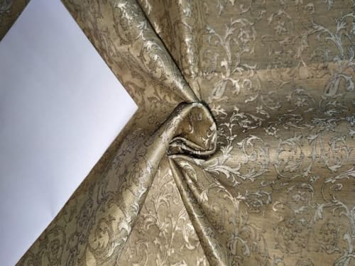 Tissu brocart bleu poudré au mètre 112 cm large pour costume