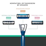 Amazon-Marke: Solimo Herrenrasierer mit 3-fach-Klinge + 20 Ersatzklingen - 6
