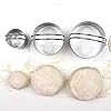 HULISEN Biscuit Cutter Set (3 Pieces/Set), Stainless Steel Round Cookies Cutter with Handle, Professional Baking Dough Tools, Gift Package #1
