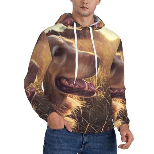 Sweat à capuche Golden Retriever unisexe le cadeau idéal avec poche pratique