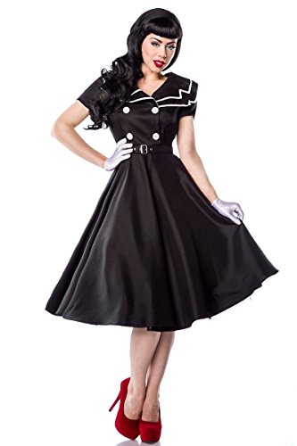 Preisvergleich Produktbild Chic Star - Rockabilly-Kleid - schwarz / weiß - M